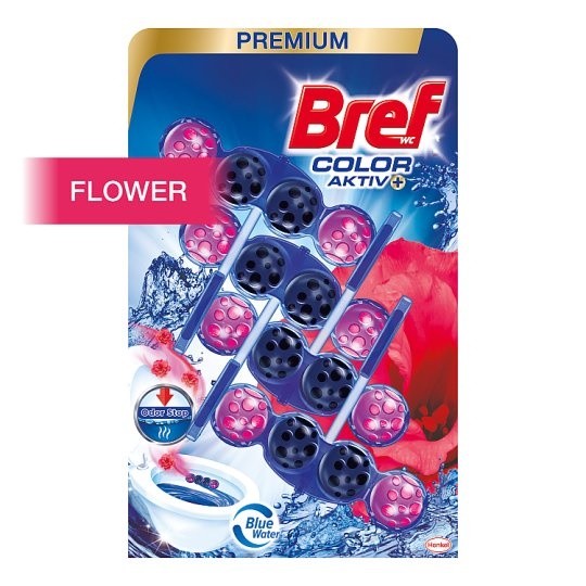 Bref Color Aktiv 4x50g Flower - Drogerie Koupelna a WC Vonné závěsky